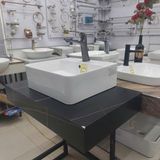  Chậu đặt bàn đá hoặc treo tường(đa năng cách Lắp) - Không chân Cao Cấp Cerano(Không Bao gồm Ốc) Mã 1559 