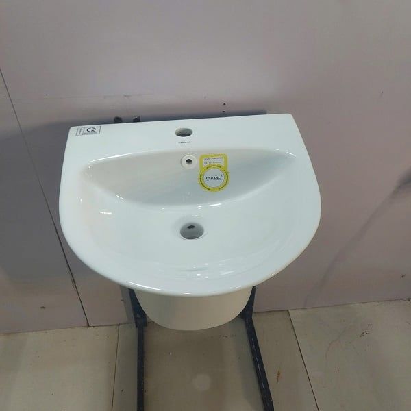  Chậu Treo Tường Đúc Liền Chân Tròn Cao Cấp Cerano  Mã WK-HB021 