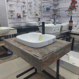  Chậu Đặt Bàn Đá Bán Âm - Bán Dương Cao Cấp Cerano Mã XZ8174B 
