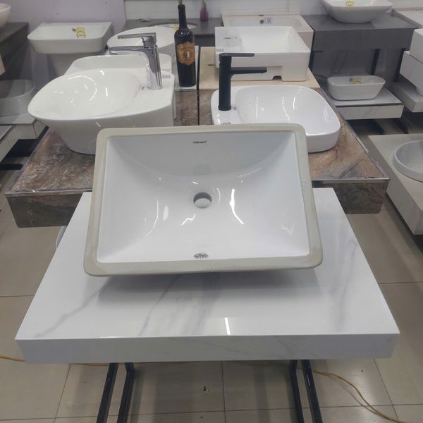  Chậu Âm Vuông Bàn Đá Cao Cấp CERANO Mã F2401 