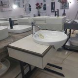  Chậu Đặt Bàn Đá Nửa Trong Nửa ngoài Cao Cấp Cerano Mã 8029 