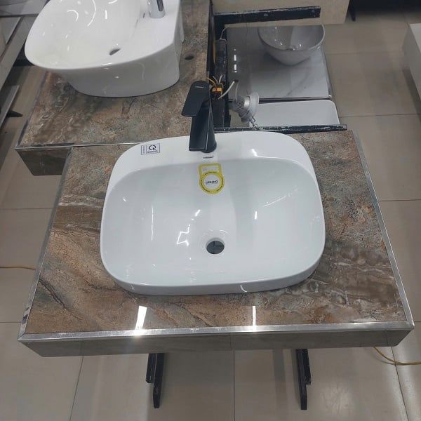  Chậu Đặt Bàn Đá Bán Âm - Bán Dương Cao Cấp Cerano Mã XZ8174B 