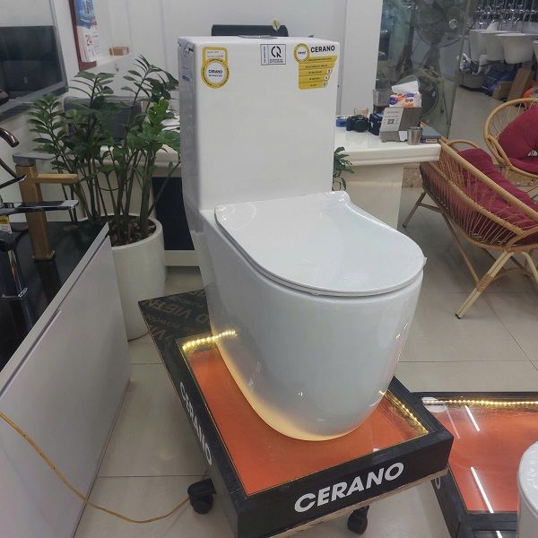  Bồn Cầu Liền Khối  Cerano Mã 881B 