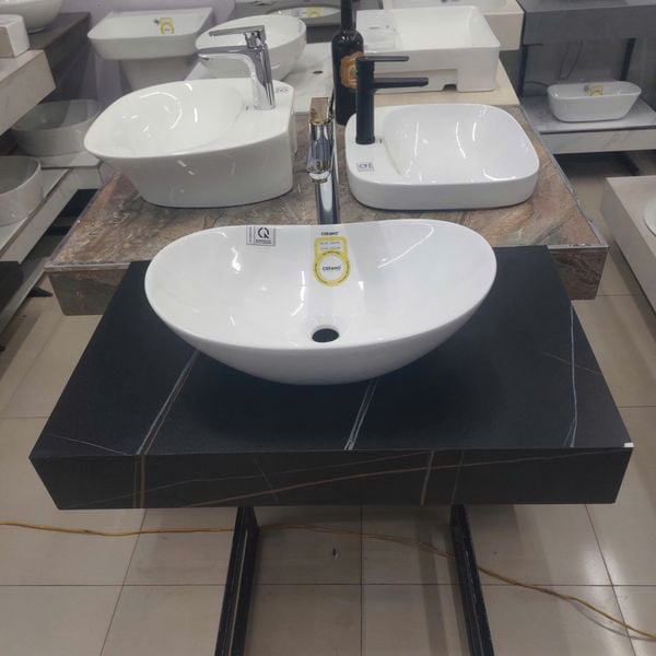 Chậu Đặt Bàn Đá Cao Cấp Cerano Mã XZ8158 