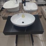 Chậu Đặt Bàn Đá Hình Bầu Dục Cao Cấp Cerano Mã 8502 