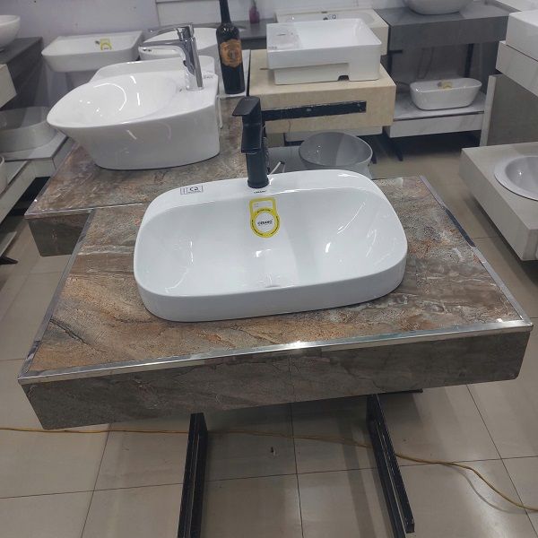  Chậu Đặt Bàn Đá Bán Âm - Bán Dương Cao Cấp Cerano Mã XZ8174B 