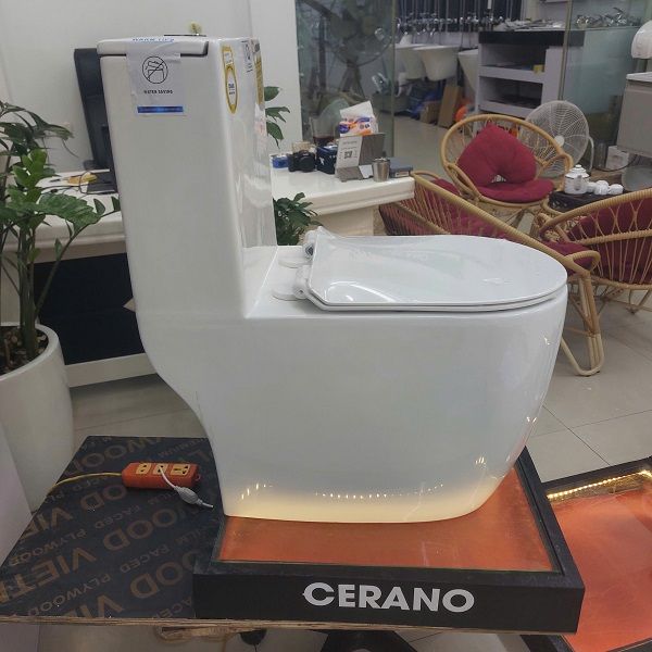  Bồn Cầu Liền Khối  Cerano Mã 881B 