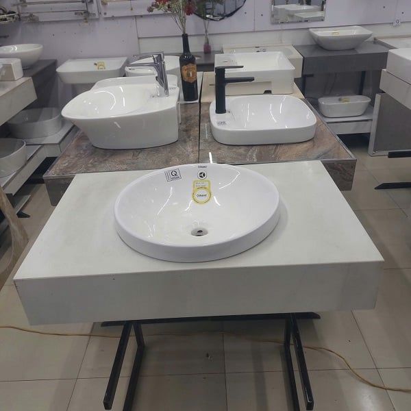  Chậu Đặt Bàn Đá Bán Âm - Bán Dương Cao Cấp Cerano Mã 1220 