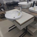  Chậu Đặt Bàn Đá Nửa Trong Nửa ngoài Cao Cấp Cerano Mã 8029 