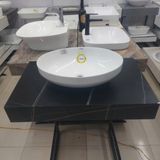  Chậu Đặt Bàn Đá Hình Bầu Dục Cao Cấp Cerano Mã 8502 