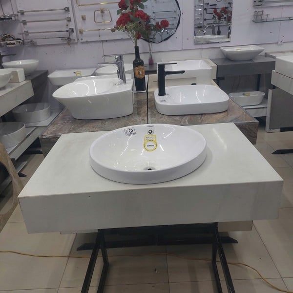  Chậu Đặt Bàn Đá Bán Âm - Bán Dương Cao Cấp Cerano Mã 1220 