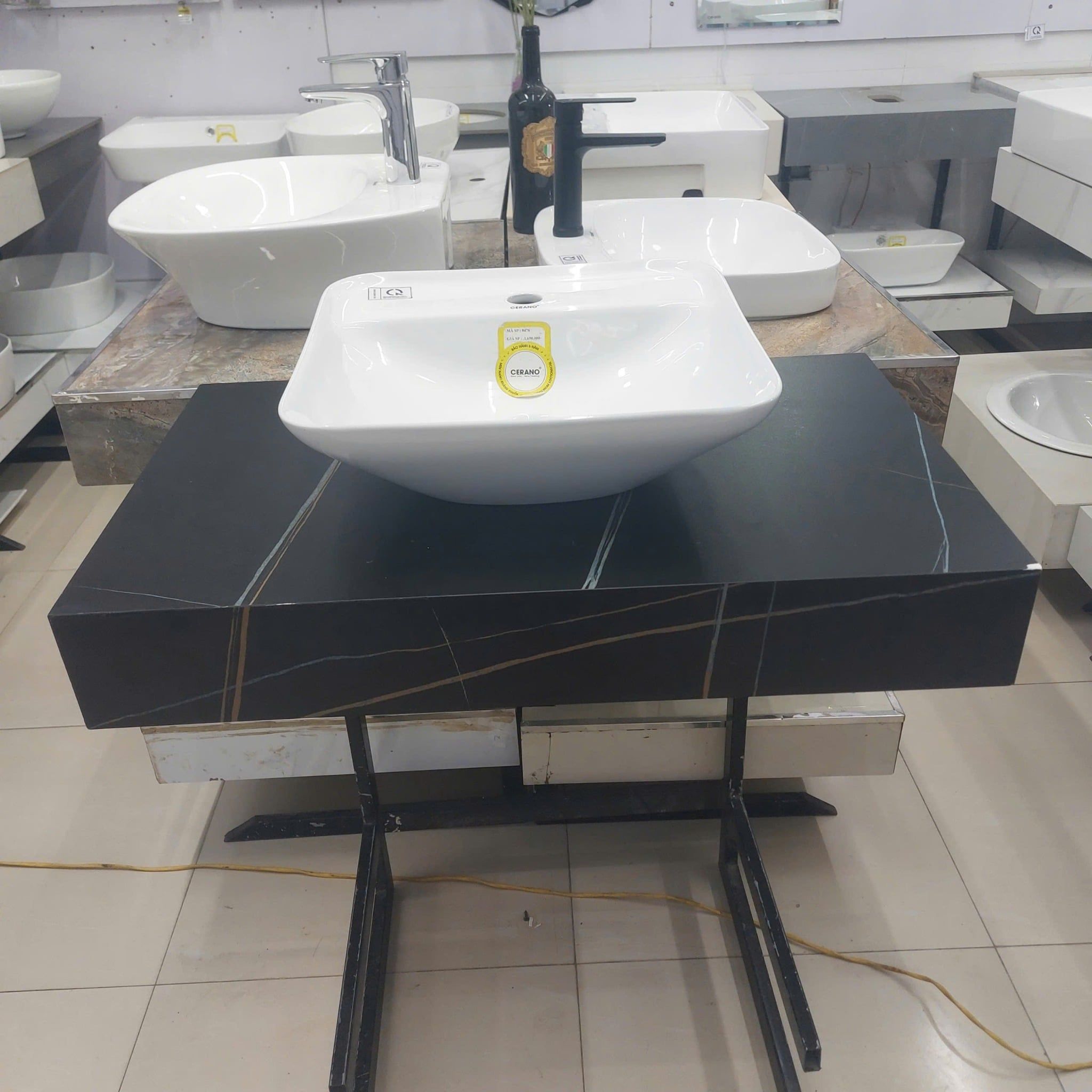  Chậu Đặt Bàn Đá Cao Cấp Cerano Mã 8476 