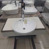  Chậu Đặt Bàn Đá Nửa Trong Nửa ngoài Cao Cấp Cerano Mã 8029 