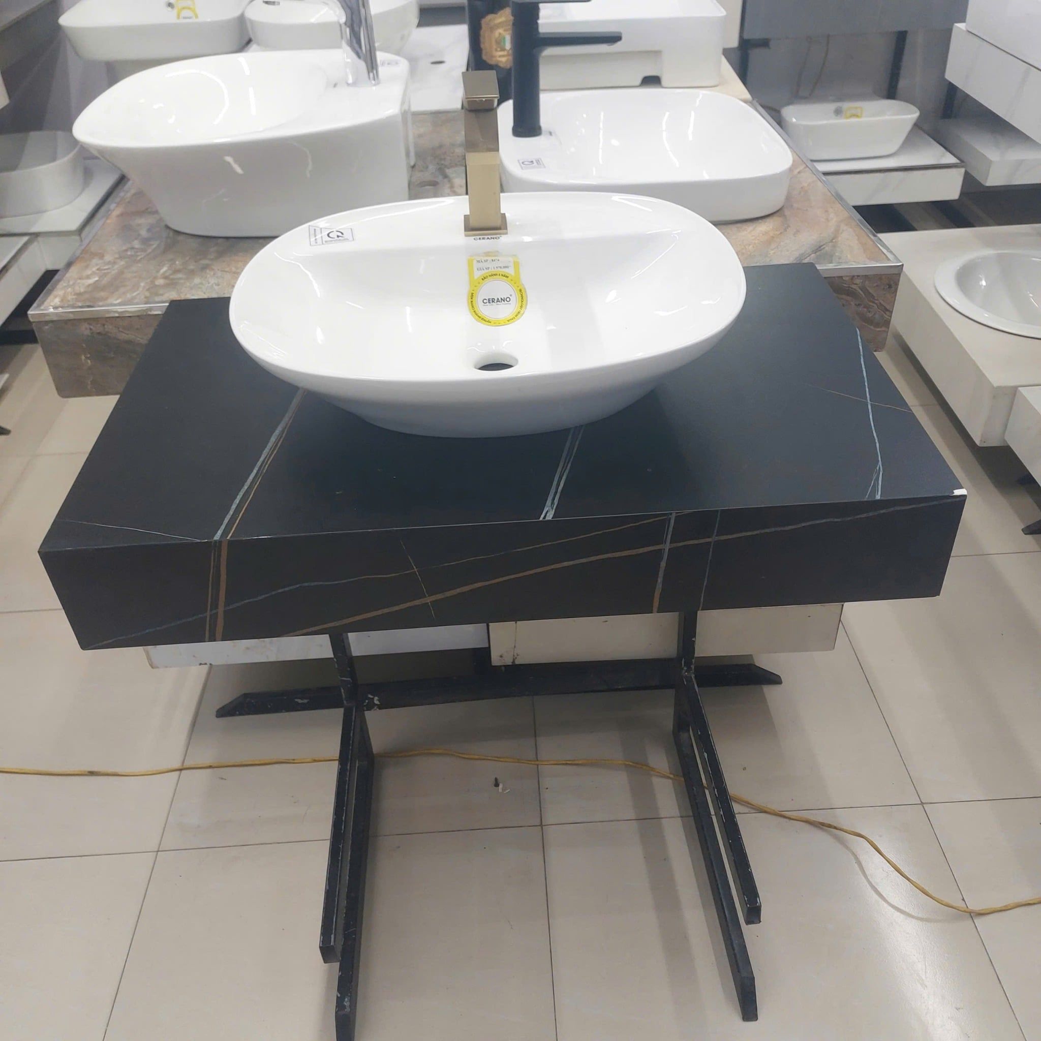  Chậu Đặt Bàn Đá Cao Cấp Cerano Mã 8474 