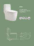  Bồn Cầu Liền Khối Cerano Mã 6566 