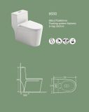  Bồn Cầu Liền Khối Cerano Mã 65500 - 1 