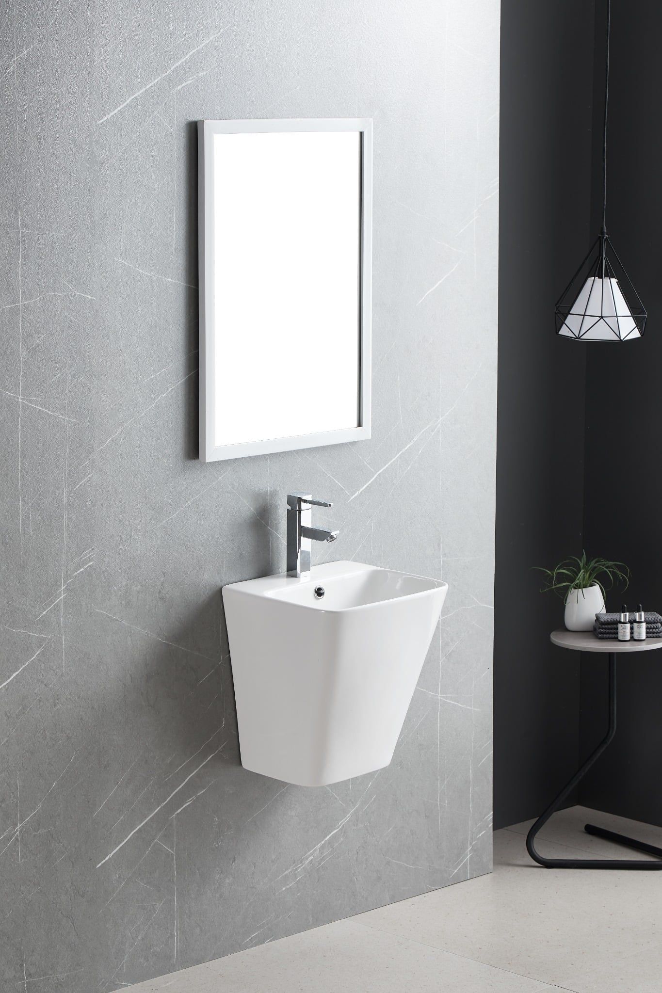  Chậu Treo Tường Đúc Liền Chân Cao Cấp Cerano Mã 5800D 