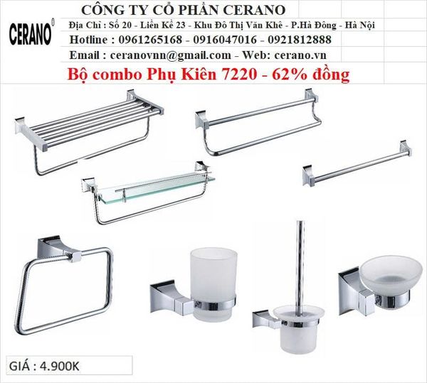  Bộ Phụ Kiện Phòng Tắm Mã 7220 