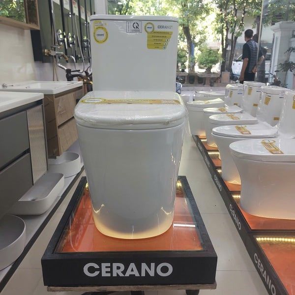  Bồn Cầu Liền Khối Cao Cấp Cerano Mã 6648 