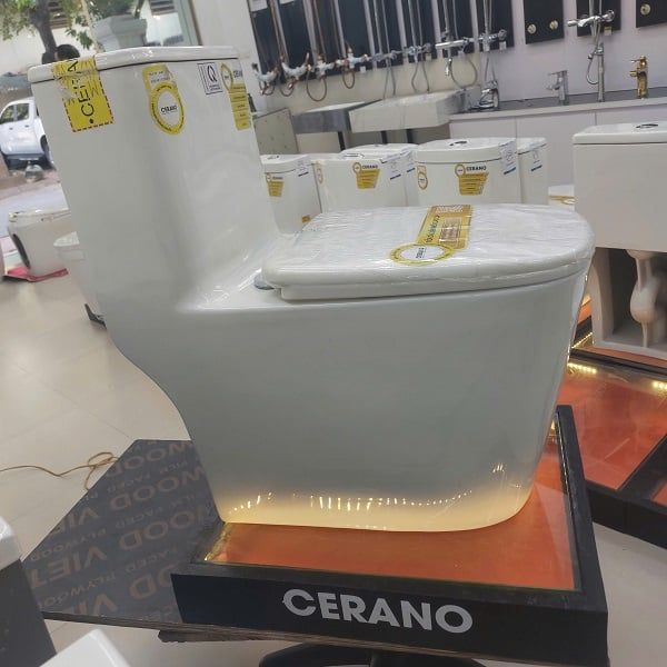  Bồn Cầu Liền Khối Cao Cấp Cerano Mã 6648 