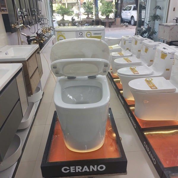  Bồn Cầu Liền Khối Cao Cấp Cerano Mã 6648 