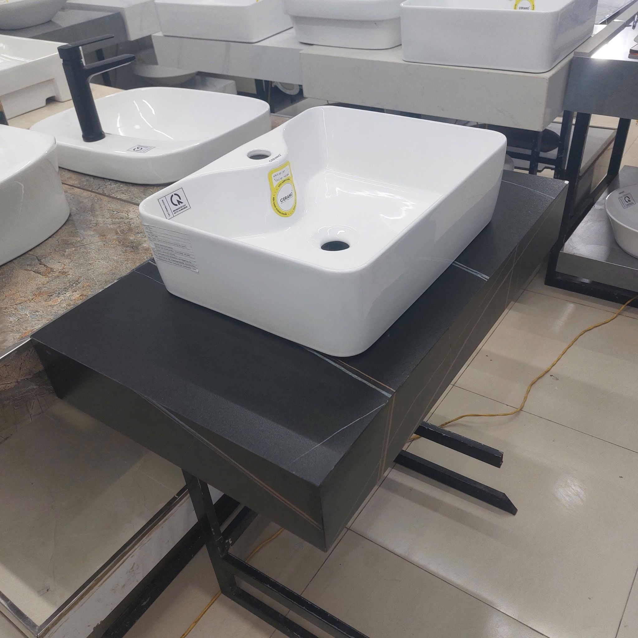  Chậu Đặt Bàn Đá Cao Cấp Cerano Mã 207 