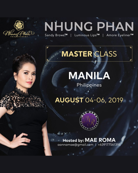 Lớp Nhung Phan Master Class Manila 4-6.08.2019