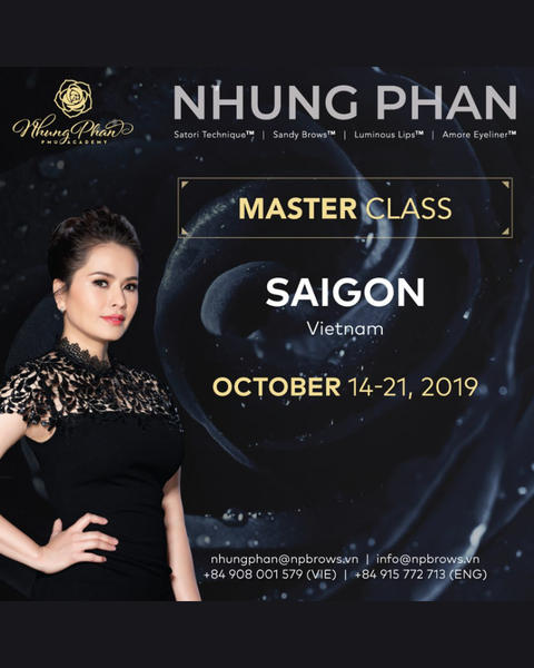 Lớp Nhung Phan Master Class Vietnam 10.2019