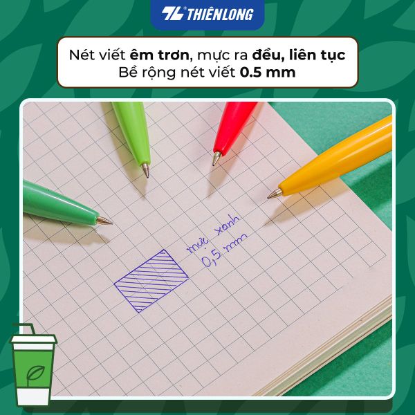 Bút gel Thiên Long Phiên bản Trà - Thân