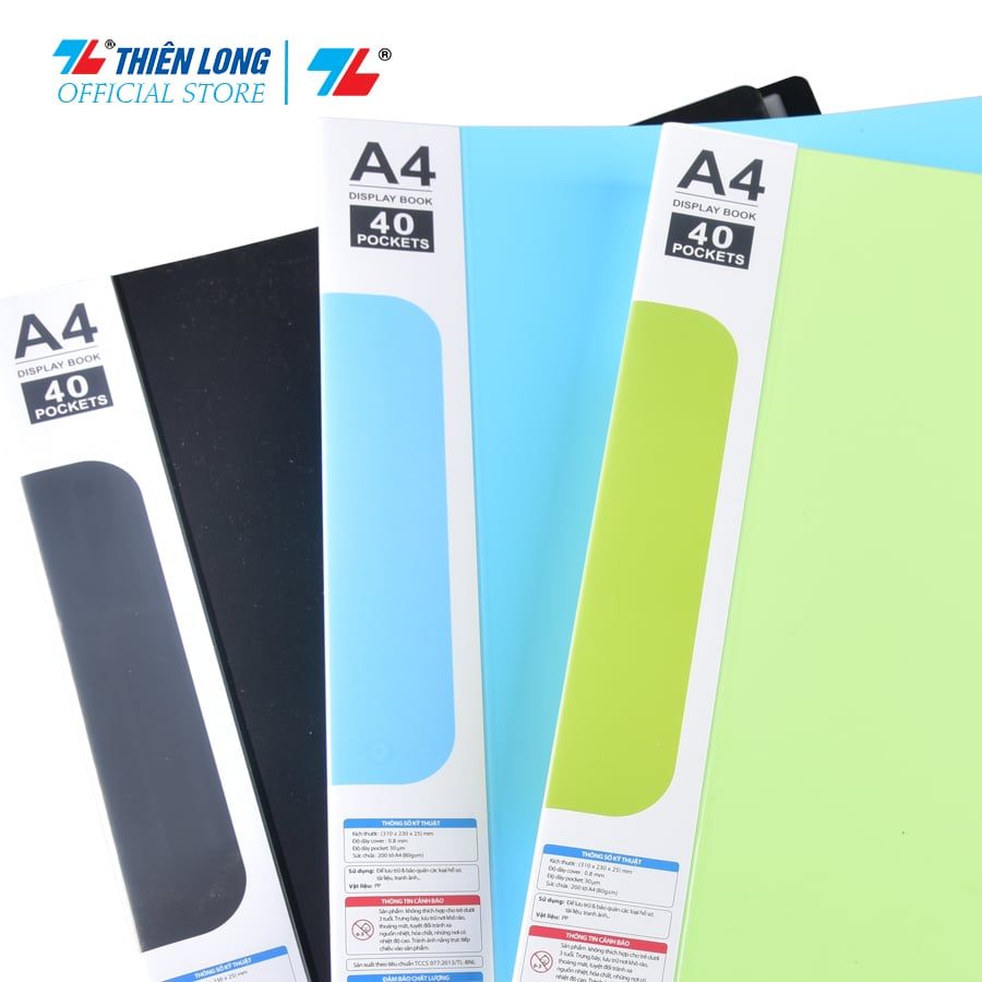 Bìa hồ sơ 40 lá FO-DB008 Flexoffice – Lưu trữ 200 tờ A4