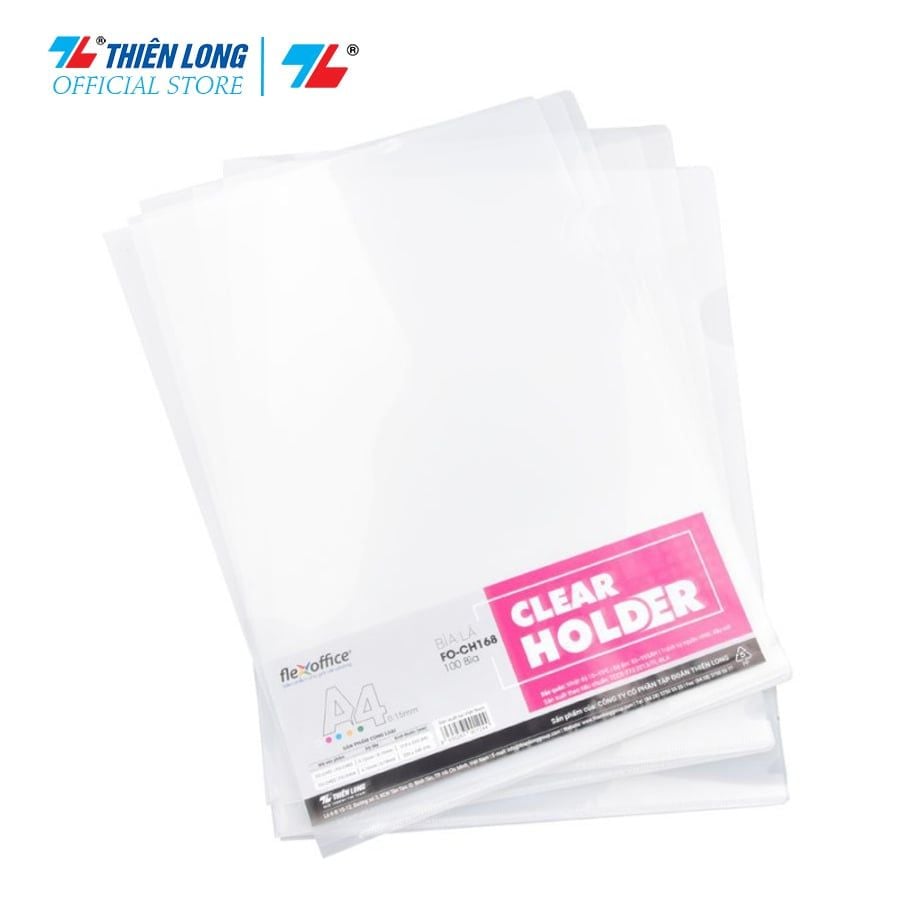 Bìa lá A4 (25 tờ) Thiên Long Flexoffice FO-CH168