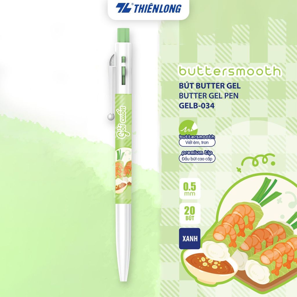 Bút gel Thiên Long - Phiên bản Món ngon Việt Nam