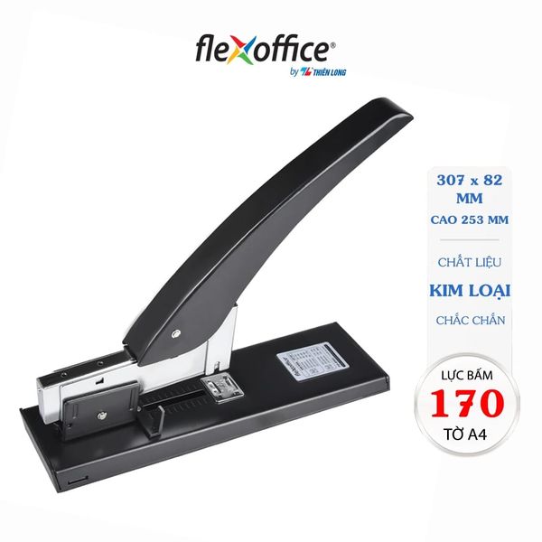 Bấm kim đại Flexoffice FO-BS02 – máy bấm kim 200 tờ