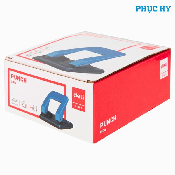 Bấm lỗ 2 lỗ Deli E0104 35 tờ