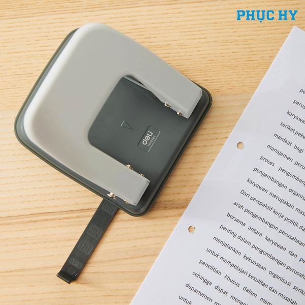 Bấm lỗ 2 lỗ Deli E0104 35 tờ