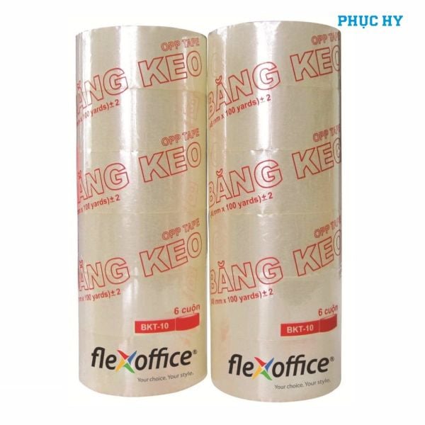 Băng keo trong OPP Flexoffice FO-BKT 10 48mm x 89 yards