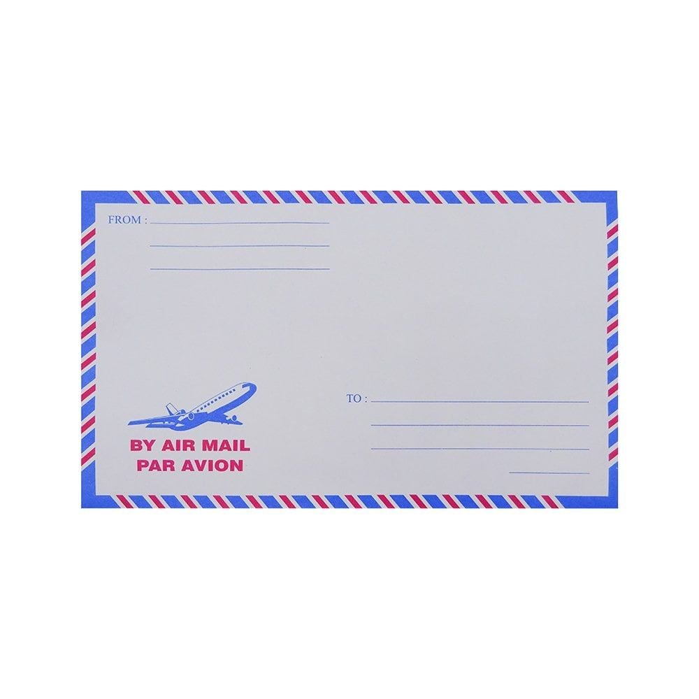 Bao thư sọc xanh đỏ Vĩnh Tiến BT33 11 × 18 cm có keo
