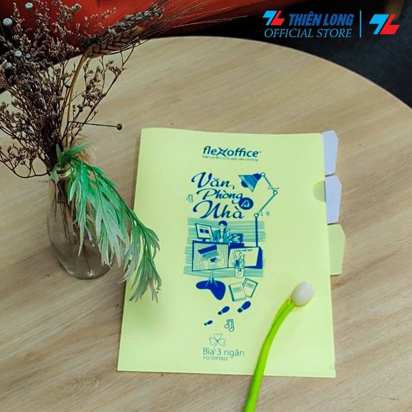 Bìa hồ sơ A4 (30 tờ) 3 ngăn Thiên Long Flexoffice A4 FO-DIF002