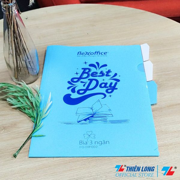 Bìa hồ sơ A4 (30 tờ) 3 ngăn Thiên Long Flexoffice A4 FO-DIF002