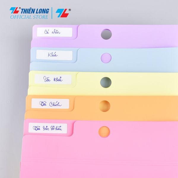 Bìa hộp A4 5 ngăn (650 tờ) Thiên Long DF-001