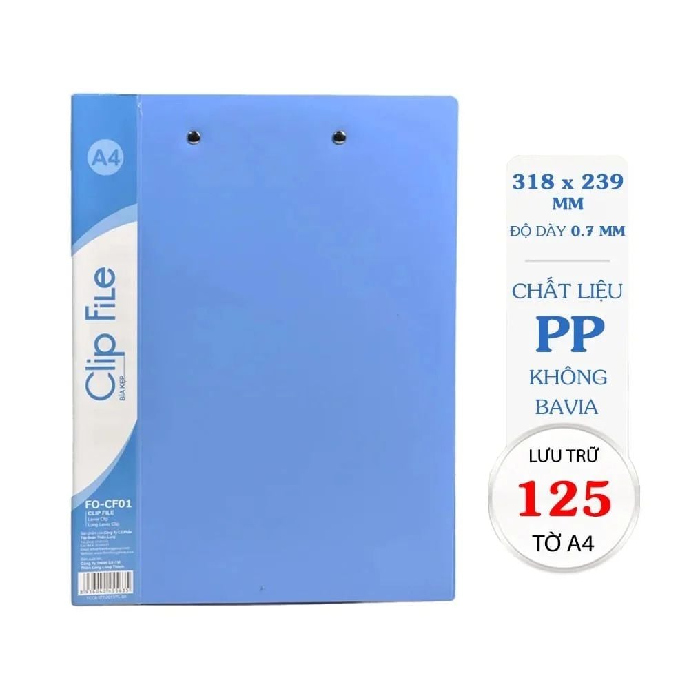 Bìa kẹp A4 FlexOffice FO-CF01, 150 tờ