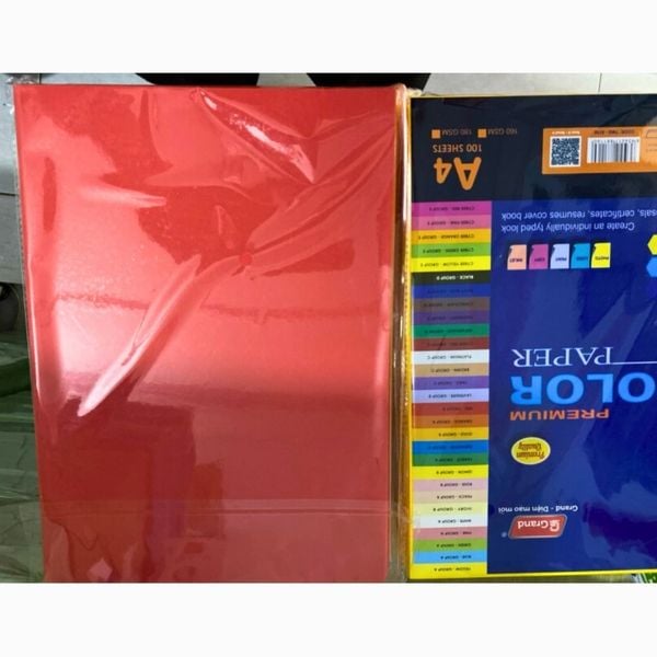 Bìa màu GRAND A4 đặc biệt | Dày đẹp – Lưu trữ bền lâu