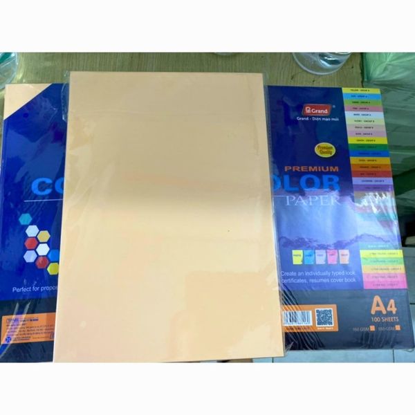 Bìa màu GRAND A4 đặc biệt | Dày đẹp – Lưu trữ bền lâu