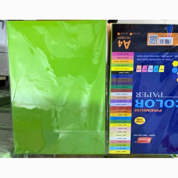 Bìa màu GRAND A4 đặc biệt | Dày đẹp – Lưu trữ bền lâu