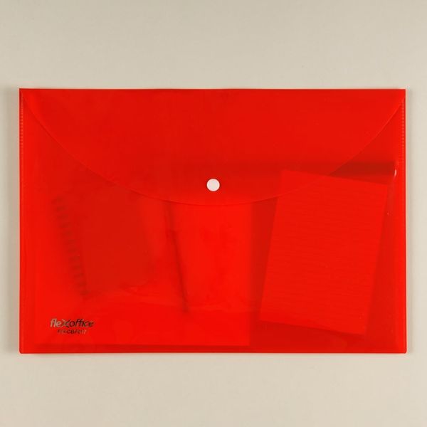 Bìa nút F4 (125 tờ) nhiều màu | Flexoffice FO-CBF017