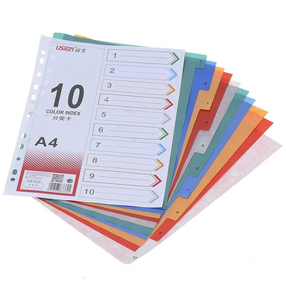 Bìa phân trang nhựa USIGN US-010