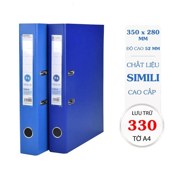 Bìa còng F4-A4, lưu trữ 330 tờ, gáy 50mm, Flexoffice FO-BC03