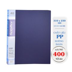 Bìa hồ sơ A4 40 lá (400 tờ) Thiên Long Flexoffice FO-DB02