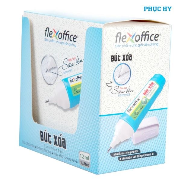 Bút xóa FlexOffice FO-CP02/VN 12ml – Đầu kim loại