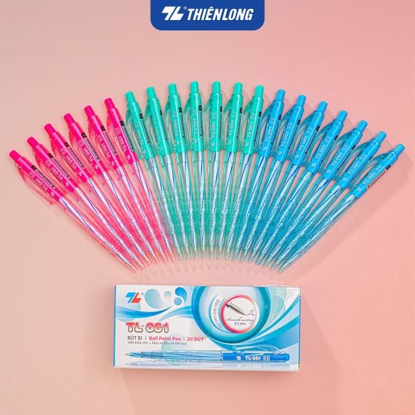 Bút bi Thiên Long TL-061 – Trẻ Trung, Hiện Đại, Viết Êm Mượt